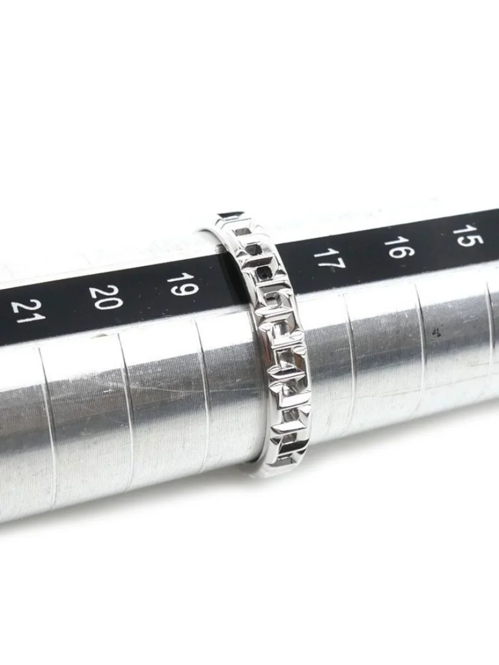 Tiffany & Co 18k White Gold T True Narrow Ring